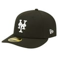 thumbnail image 1 of Men's New Era Black New York Mets Low Profile 59FIFTY Fitted Hat, 1 of 6