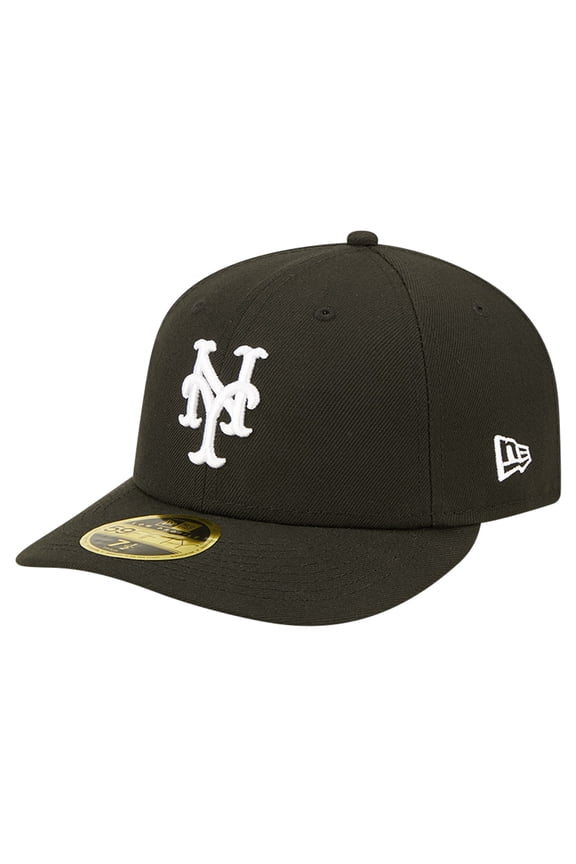Men's New Era Black New York Mets Low Profile 59FIFTY Fitted Hat