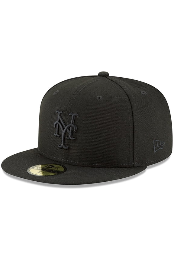 Men's New Era Black New York Mets Primary Logo Basic 59FIFTY Fitted Hat