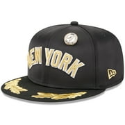 Mens New Era Black New York Yankees 2025 59FIFTY Day Gold Leaf 59FIFTY Fitted Hat