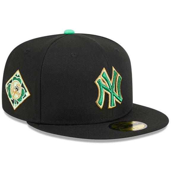 Men's New Era Black New York Yankees 2026 St. Patrick's Day 59FIFTY Fitted Hat