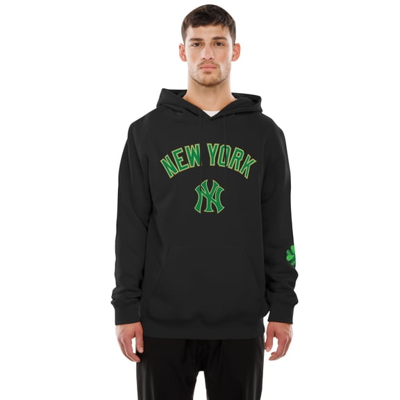 Men's New Era Black New York Yankees 2026 St. Patrick's Day Fleece Hoodie