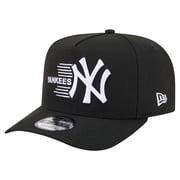 Mens New Era Black New York Yankees Motion A-Frame 9FIFTY Snapback Hat