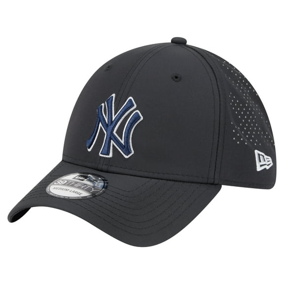 Men's New Era Black New York Yankees Night 39THIRTY Flex Hat