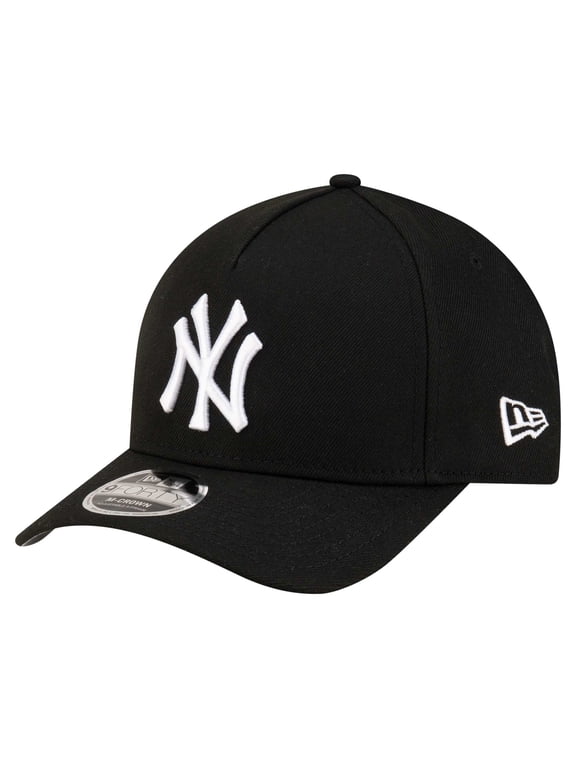Men's New Era Black New York Yankees Player Replica 9FORTY Adjustable Hat