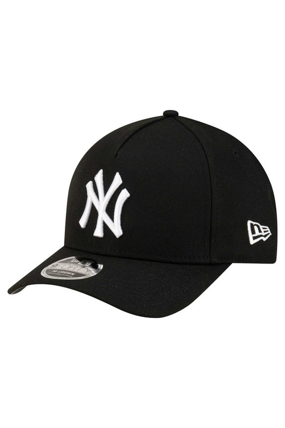 Men's New Era Black New York Yankees Player Replica 9FORTY Adjustable Hat