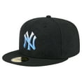 thumbnail image 1 of Men's New Era Black New York Yankees Tonal Koi 59FIFTY Fitted Hat, 1 of 6