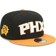 thumbnail image 1 of Men's New Era Black/Orange Phoenix Suns Jersey Hook Statement Edition 9FIFTY Snapback Hat, 1 of 6