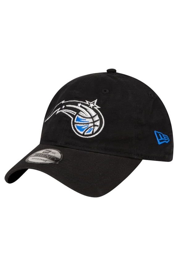 Men's New Era Black Orlando Magic Team 2.0 9TWENTY Adjustable Hat