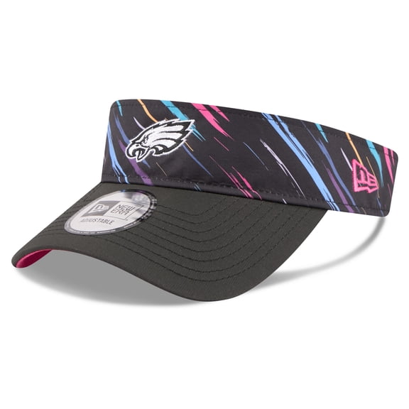 Men's New Era Black Philadelphia Eagles 2026 NFL Crucial Catch Adjustable Visor