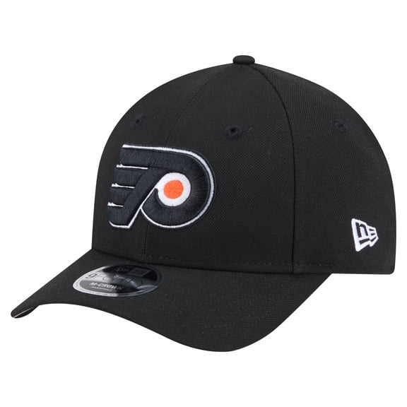 Men's New Era Black Philadelphia Flyers COOLERA 9FORTY M-Crown Adjustable Hat