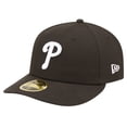thumbnail image 1 of Men's New Era Black Philadelphia Phillies Low Profile 59FIFTY Fitted Hat, 1 of 5