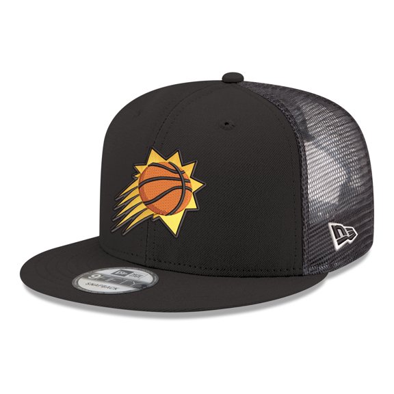 Men's New Era Black Phoenix Suns Core Logo Meshback 9FIFTY Snapback Hat