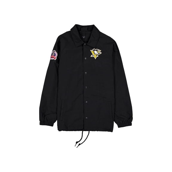 Men's New Era Black Pittsburgh Penguins Champs Full-Snap Jacket
