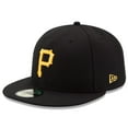 thumbnail image 1 of Men's New Era Black Pittsburgh Pirates Game Authentic Collection On-Field 59FIFTY Fitted Hat, 1 of 5