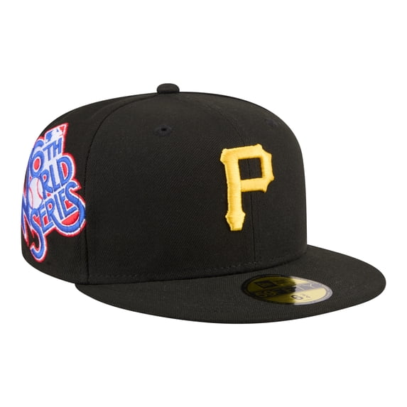 Men's New Era Black Pittsburgh Pirates Hidden Hit 59FIFTY Fitted Hat