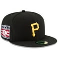 thumbnail image 1 of Men's New Era Black Pittsburgh Pirates National Baseball Hall of Fame 59FIFTY Fitted Hat, 1 of 5