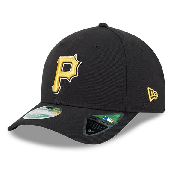 Men's New Era Black Pittsburgh Pirates Player Replica 9FORTY Adjustable Hat