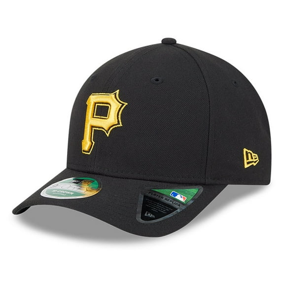 Men's New Era  Black Pittsburgh Pirates Player Replica 9FORTY Adjustable Hat