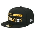 thumbnail image 1 of Men's New Era Black Pittsburgh Pirates Ransom 59FIFTY Fitted Hat, 1 of 6