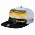 thumbnail image 1 of Men's New Era Black Pittsburgh Pirates Team Horizon 9FIFTY A-Frame Trucker Snapback Hat, 1 of 5