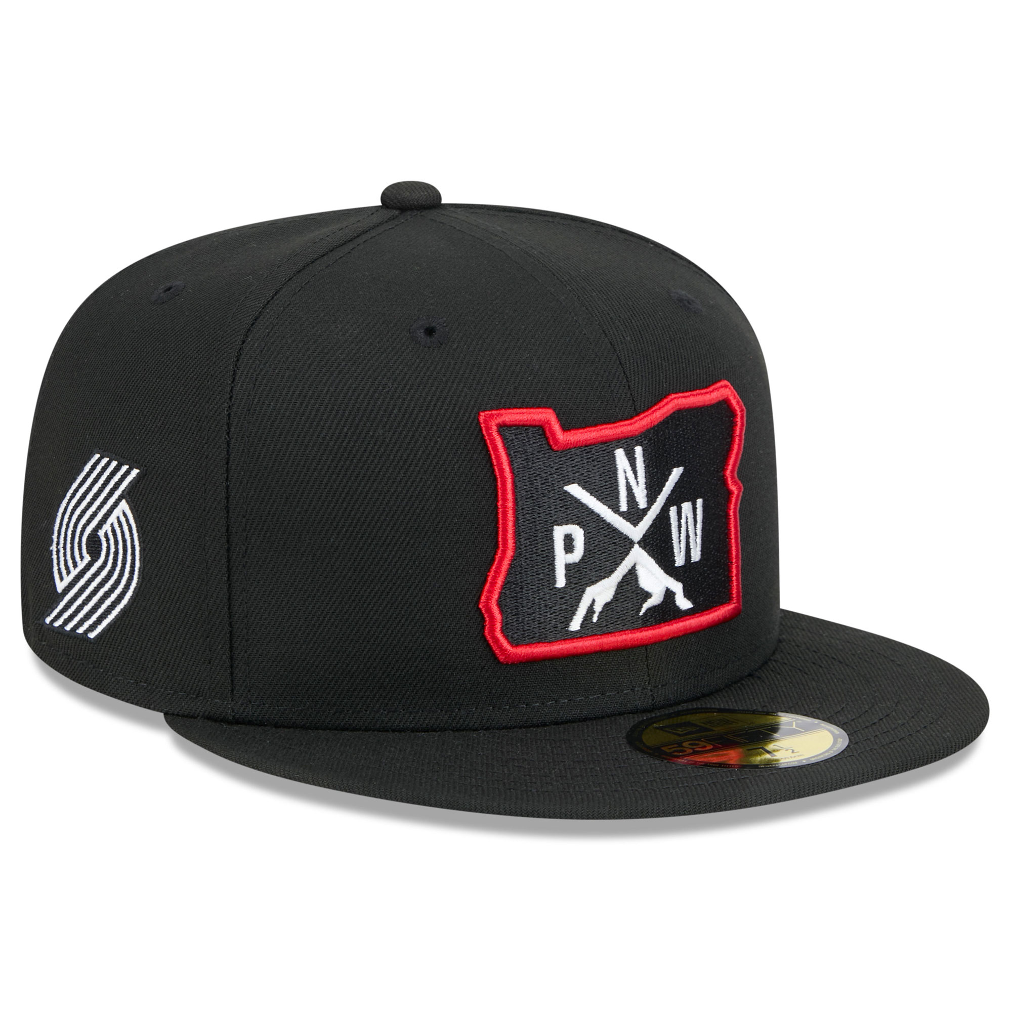 Men's New Era Black Portland Trail Blazers 2024/25 City Edition ...