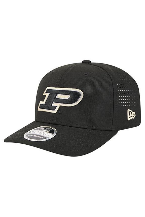 Men's New Era  Black Purdue Boilermakers Team 9SEVENTY Adjustable Hat