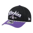 thumbnail image 1 of Men's New Era Black/Purple Colorado Rockies Team Loyal 9FORTY M-Crown Adjustable Hat, 1 of 7