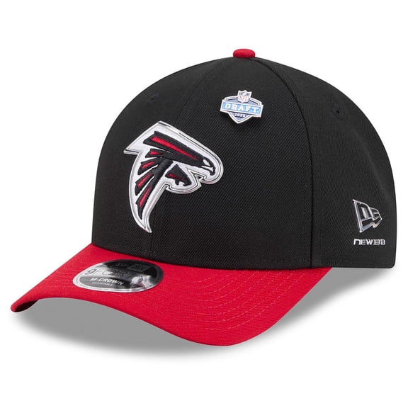 Men's New Era  Black/Red Atlanta Falcons 2026 NFL Draft 9FORTY M-Crown Adjustable Hat