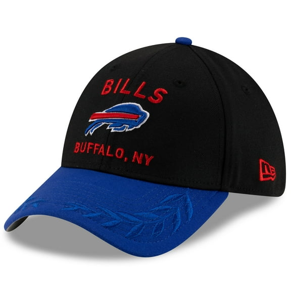 Men's New Era  Black/Royal Buffalo Bills 2025 NFL Draft 39THIRTY Flex Hat