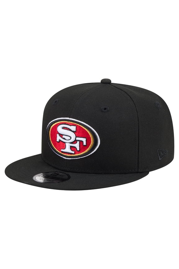 Men's New Era  Black San Francisco 49ers 9FIFTY Snapback Hat
