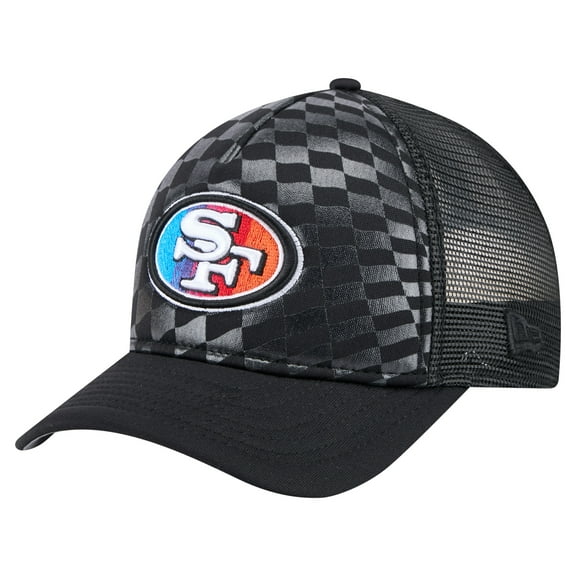 Men's New Era  Black San Francisco 49ers Gradient 9FORTY Adjustable Hat