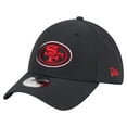 thumbnail image 1 of Men's New Era Black San Francisco 49ers Night 39THIRTY Flex Hat, 1 of 5