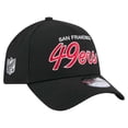 thumbnail image 1 of Men's New Era Black San Francisco 49ers Smith 9FORTY Adjustable hat, 1 of 6