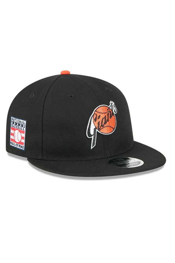Men's New Era Black San Francisco Giants Baseball Hall of Fame Retro Crown 9FIFTY Adjustable Hat