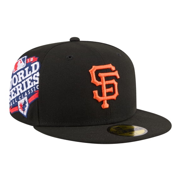 Men's New Era  Black San Francisco Giants Hidden Hit 59FIFTY Fitted Hat