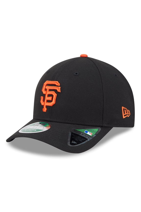 Men's New Era Black San Francisco Giants Player Replica 9FORTY Adjustable Hat
