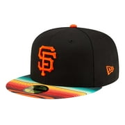 Mens New Era Black San Francisco Giants Turn Back The Clock 59FIFTY Fitted Hat