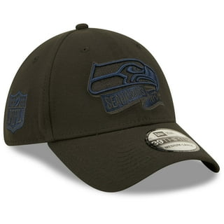 Seattle Seahawks New Era 2023 Sideline Historic Pom Cuffed Knit