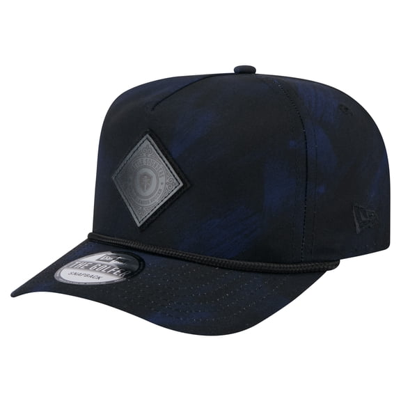 Men's-New Era Black Seattle Sounders FC Golfer Snapback Hat