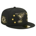 thumbnail image 1 of Men's New Era  Black St. Louis Blues Military Appreciation Digital Camo Stars 59FIFTY Fitted Hat, 1 of 5