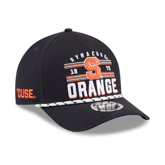 Men's New Era Black Syracuse Orange Historic March Madness 9FORTY M-Crown Adjustable Hat