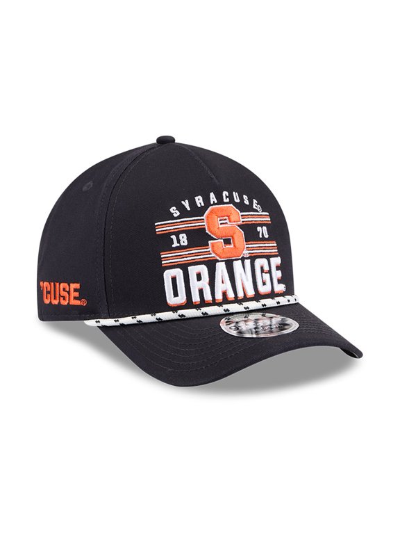 Men's New Era Black Syracuse Orange Historic March Madness 9FORTY M-Crown Adjustable Hat
