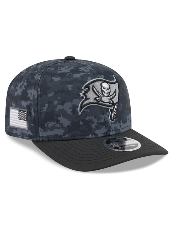 Men's New Era Black Tampa Bay Buccaneers 2026 Salute To Service 9SEVENTY Adjustable Hat
