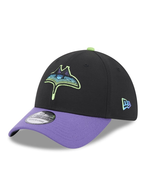 Men's New Era Black Tampa Bay Rays 2023 City Connect 39THIRTY Flex Hat