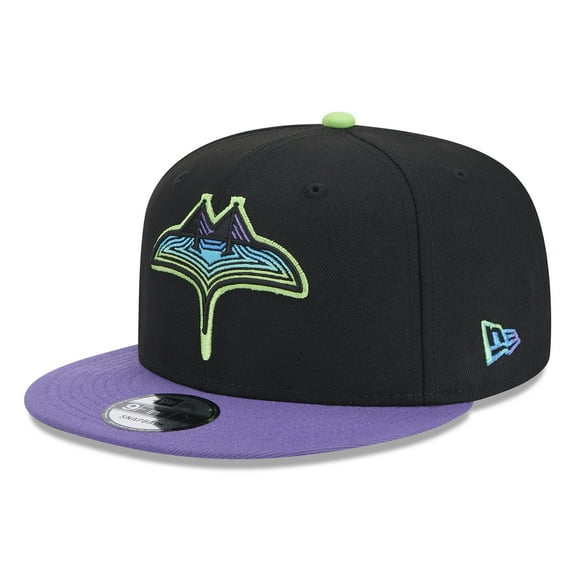 Men's New Era Black Tampa Bay Rays 2024 City Connect 9FIFTY Snapback Hat