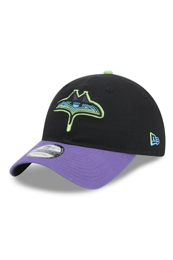 Men's New Era Black Tampa Bay Rays 2024 City Connect 9TWENTY Adjustable Hat