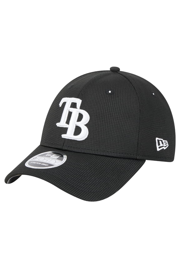 Men's New Era Black Tampa Bay Rays Pivot 9FORTY Adjustable Hat