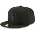 thumbnail image 1 of Men's New Era Black Texas Rangers Primary Logo Basic 59FIFTY Fitted Hat, 1 of 4