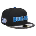 thumbnail image 1 of Men's New Era Black Toronto Blue Jays Metallic Camo 59FIFTY Fitted Hat, 1 of 6